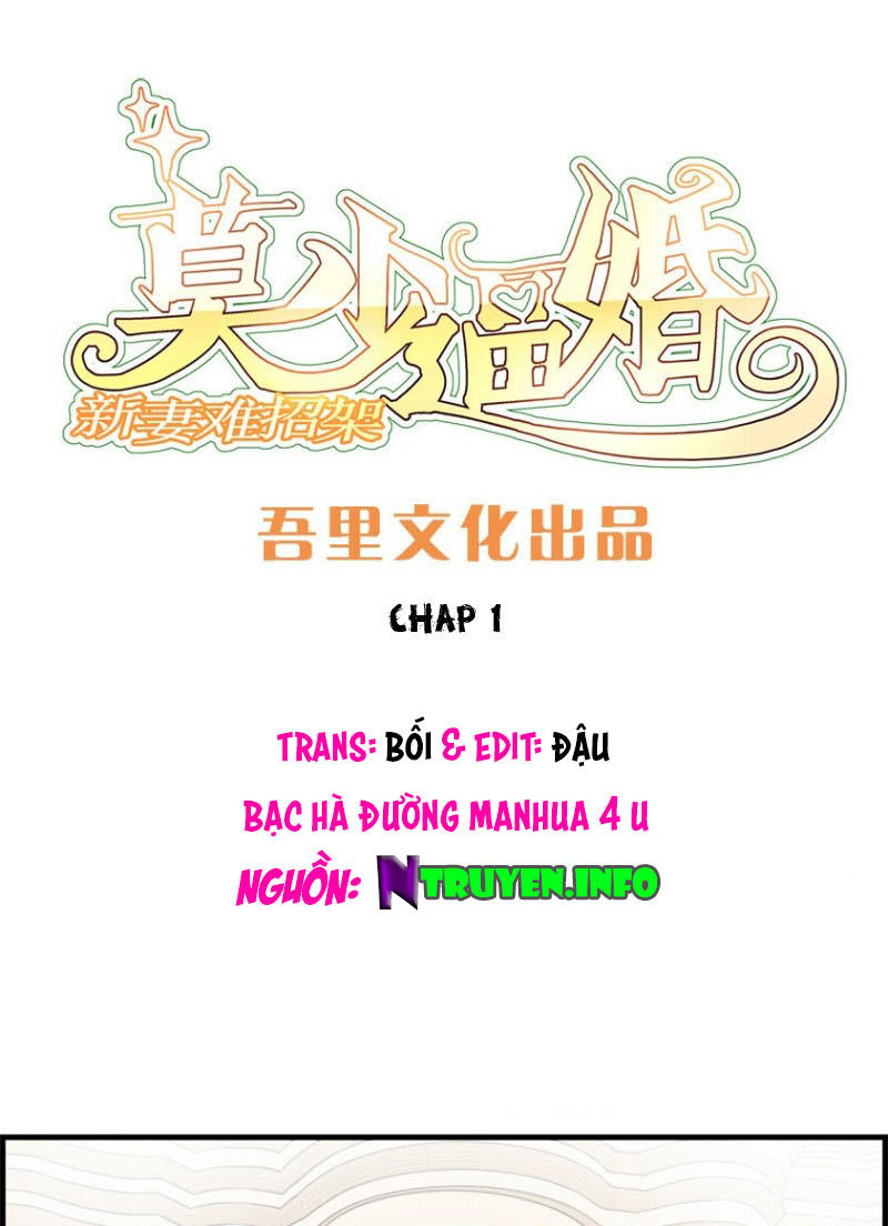 Mạc Thiếu Bức Hôn: Vợ Mới Khó Chống Đỡ Chapter 1 - Trang 0