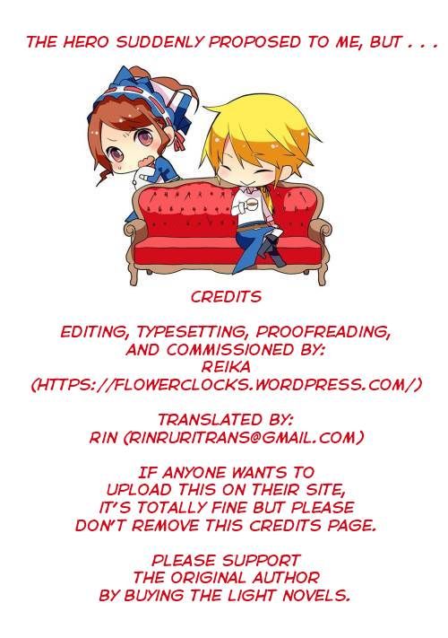 Yuusha-Sama Ni Ikinari Kyuukon Sareta No Desu Ga Chapter 5 - Trang 0