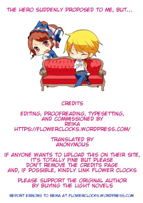 Yuusha-Sama Ni Ikinari Kyuukon Sareta No Desu Ga Chapter 6 - Trang 0