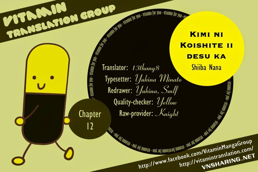 Kimi Ni Koishitei Desu Ka Chapter 12 - Trang 0