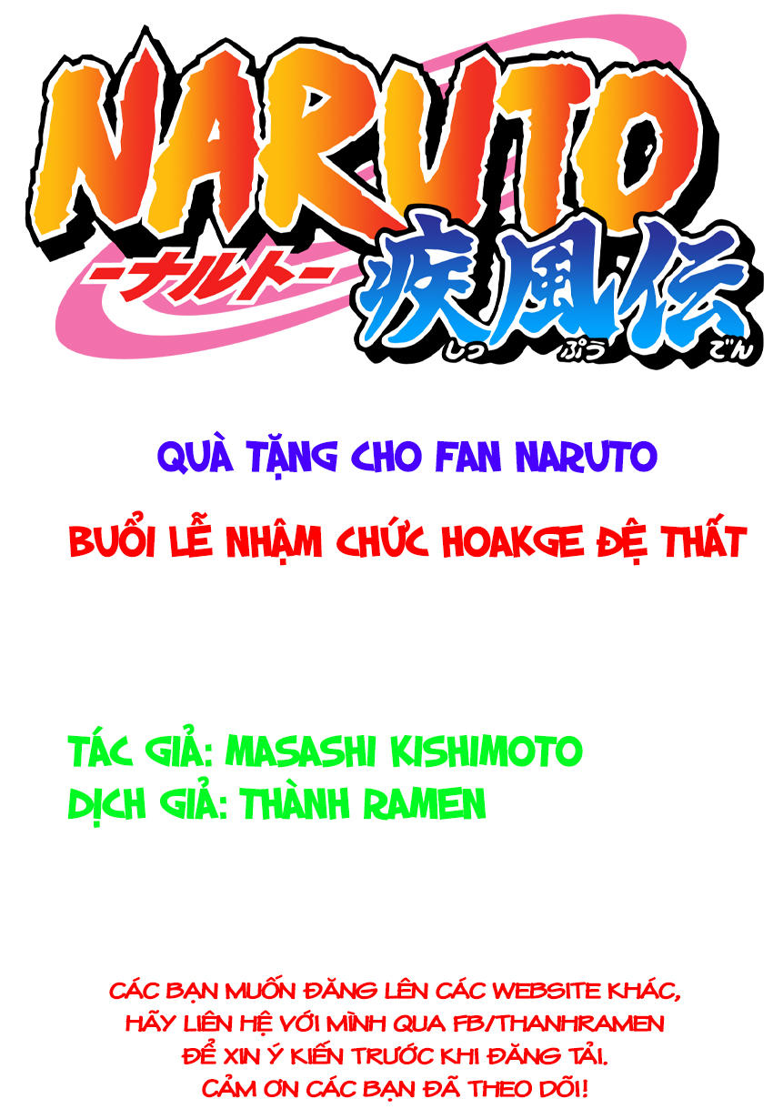 Cửu Vĩ Hồ Ly Ngoại Truyện Hokage Đệ Thất Chapter 10.1 - Trang 0