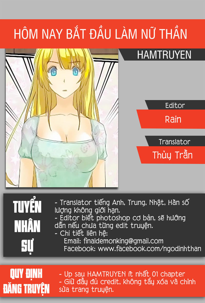Hôm Nay Bắt Đầu Làm Nữ Thần Chapter 104 - Trang 0