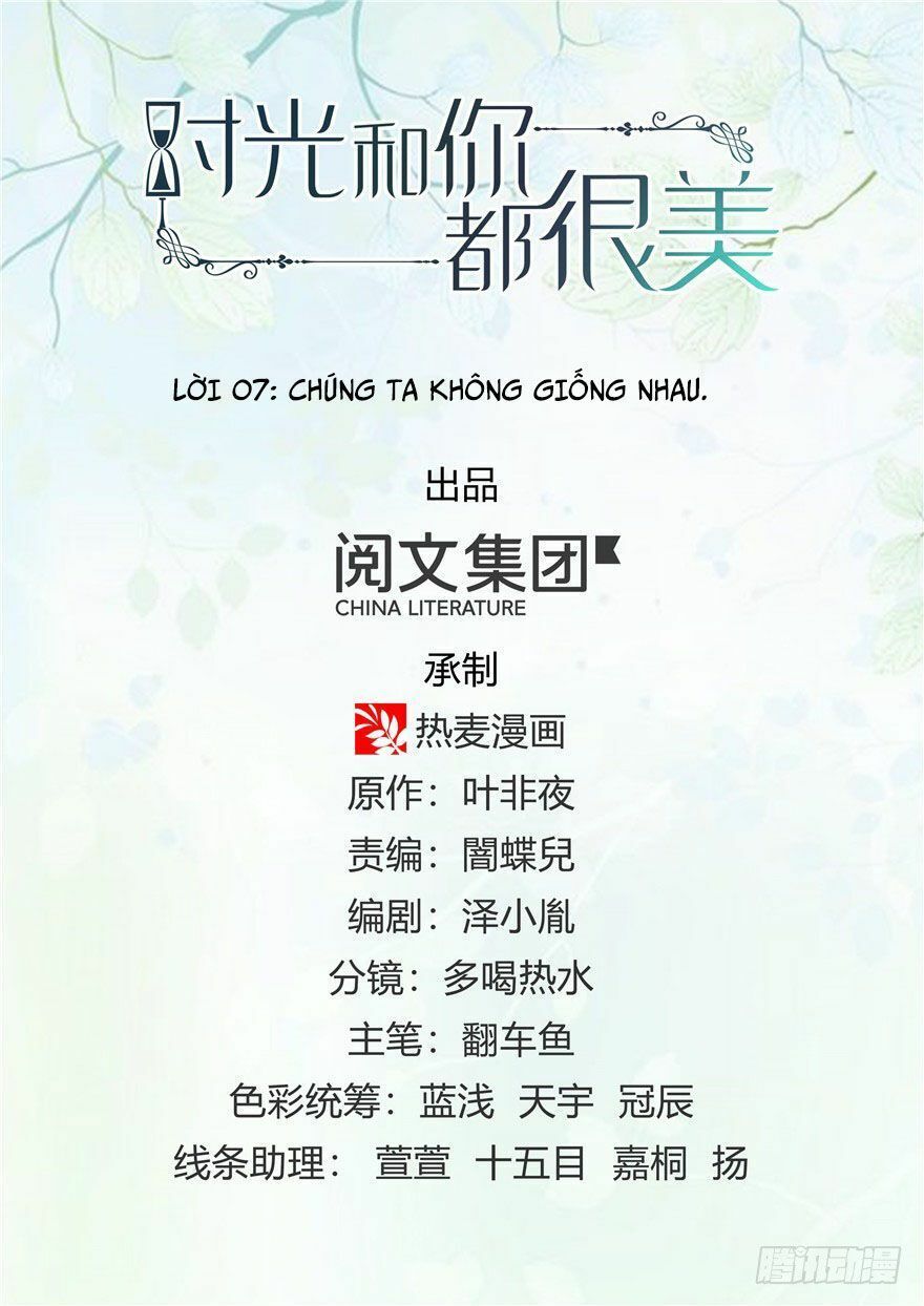 Thời Khắc Và Em Điều Đẹp Chapter 7 - Trang 0
