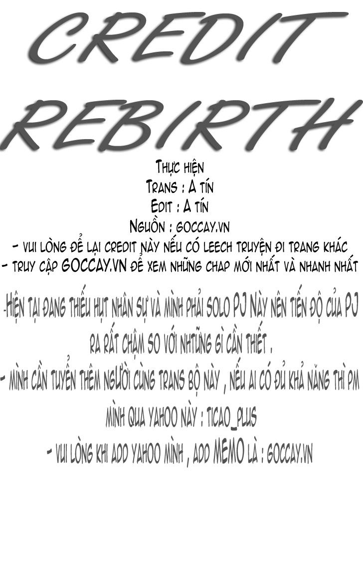Rebirth - Tái Sinh Chapter 5 - Trang 0