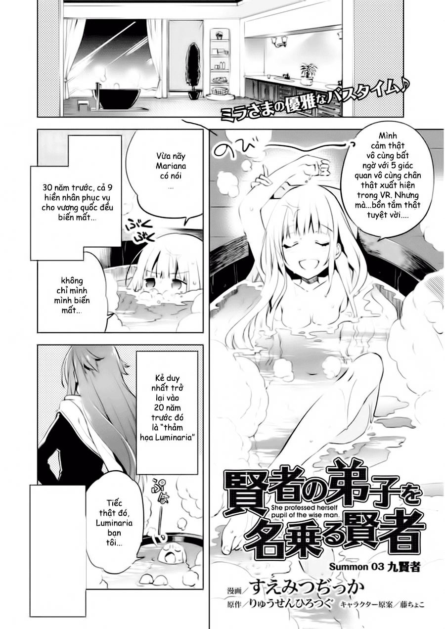 Kenja No Deshi Wo Nanoru Kenja Isekai! Chapter 3 - Trang 0