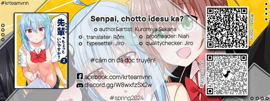Senpai, Chotto Īdesu Ka? Chapter 13 - Trang 0