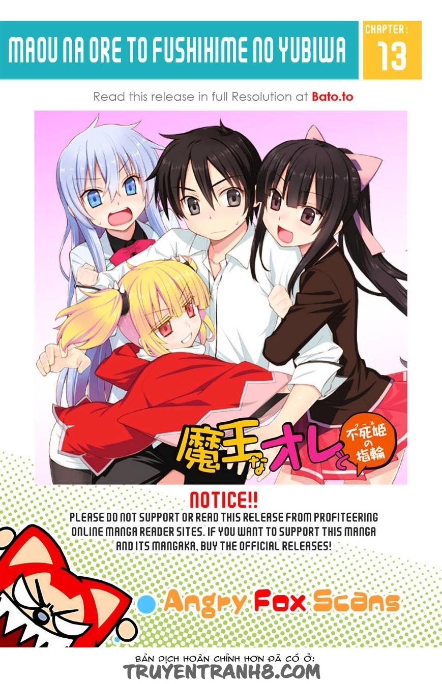 Maou Na Ore To Fushihime No Yubiwa Chapter 13 - Trang 0