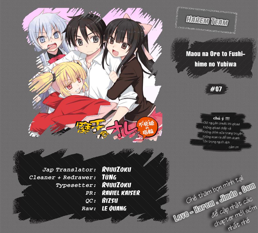 Maou Na Ore To Fushihime No Yubiwa Chapter 7 - Trang 0
