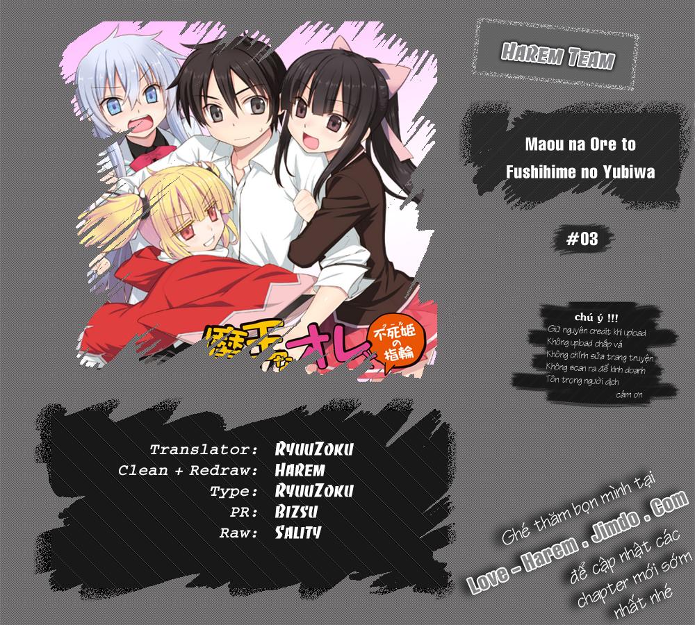 Maou Na Ore To Fushihime No Yubiwa Chapter 3 - Trang 0