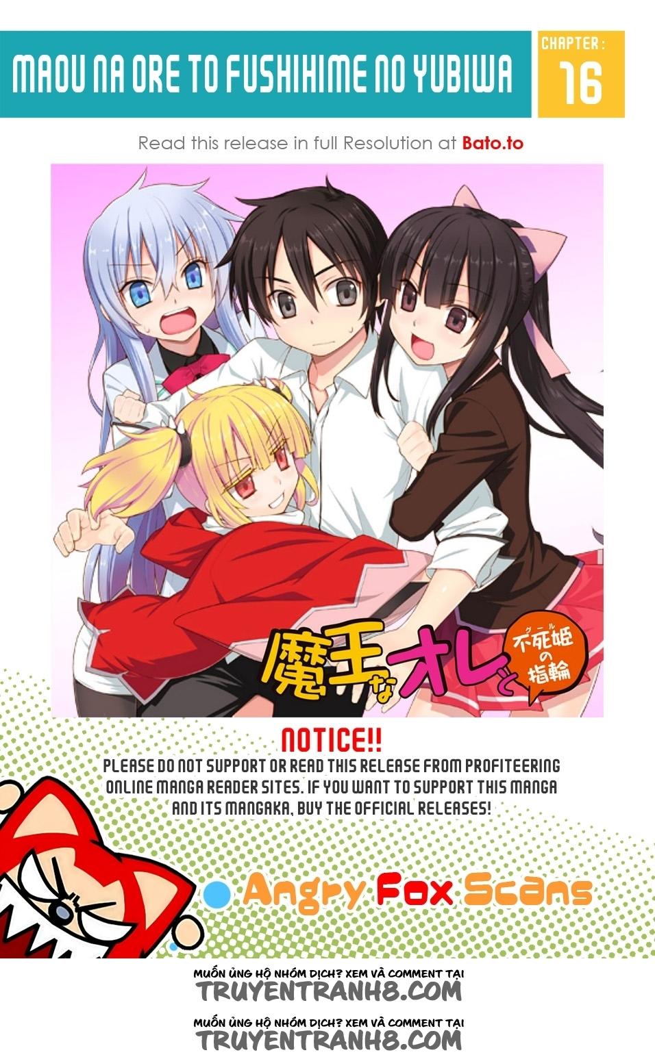 Maou Na Ore To Fushihime No Yubiwa Chapter 16 - Trang 0