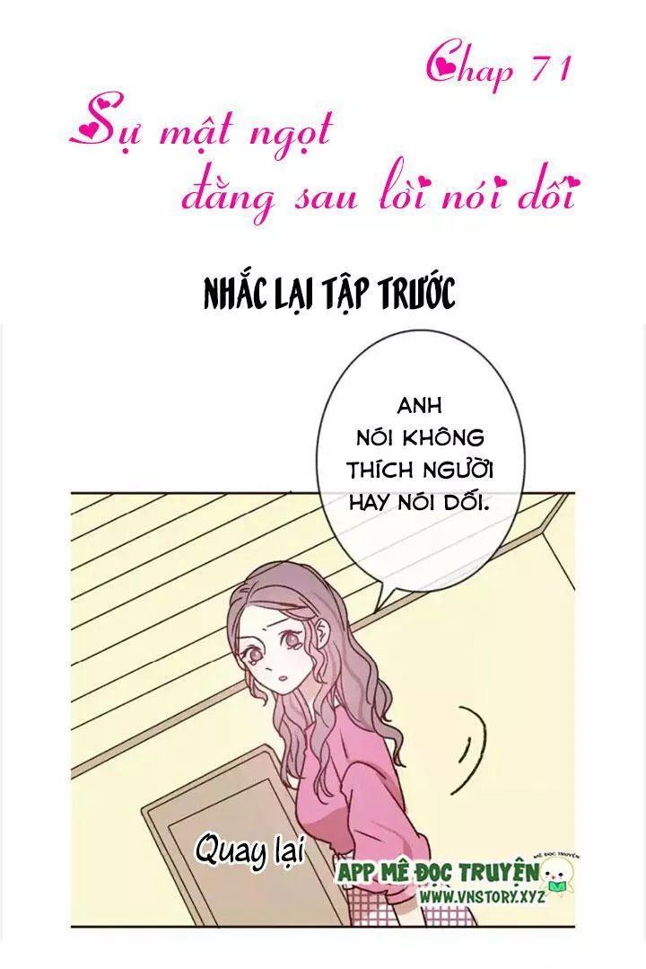 Tình Yêu Không Nói Dối Chapter 71 - Trang 0