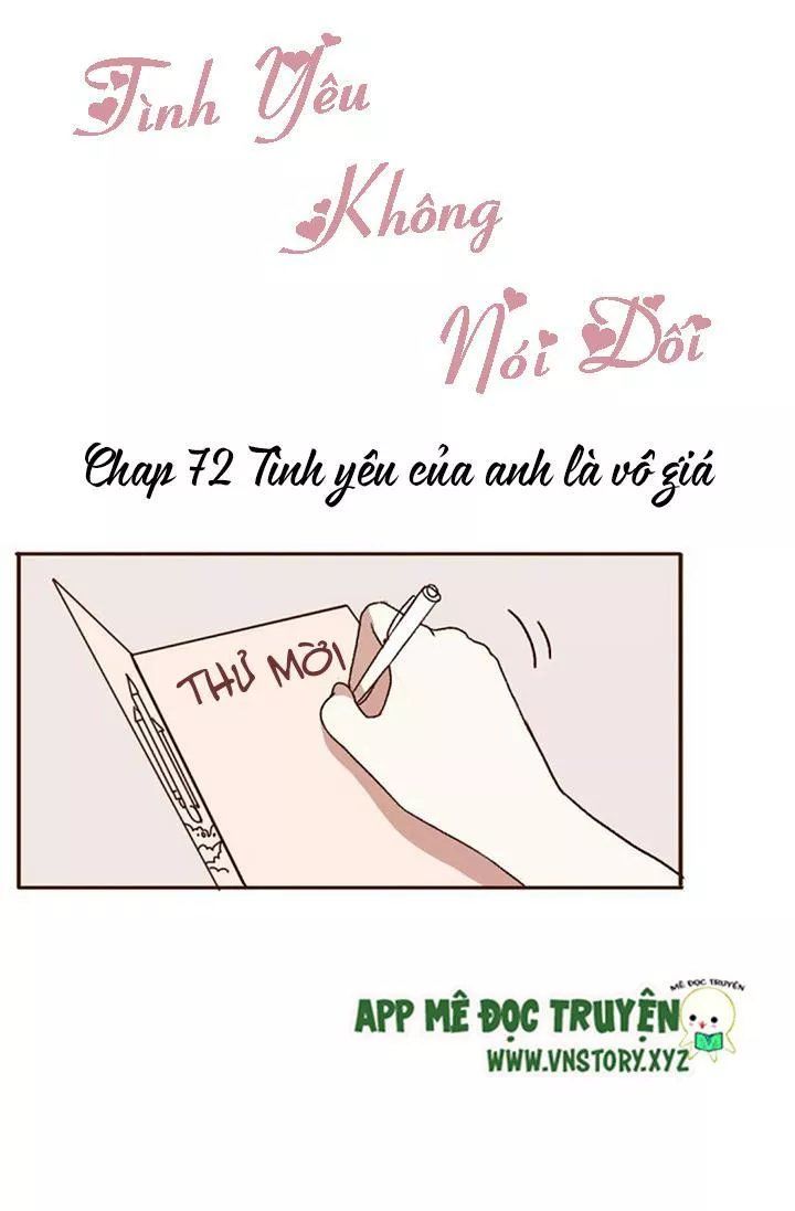 Tình Yêu Không Nói Dối Chapter 72 - Trang 0
