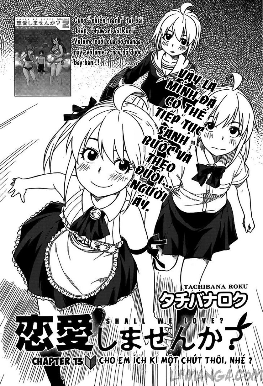 Renai Shimasen Ka? Chapter 13 - Trang 0