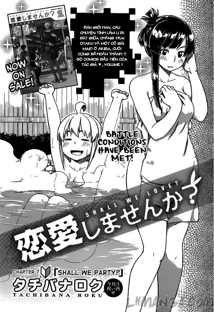 Renai Shimasen Ka? Chapter 7 - Trang 0