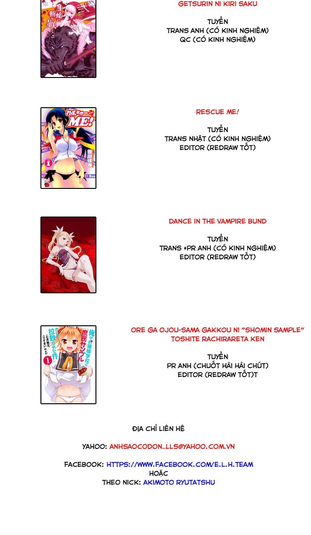 Dance In The Vampire Bund Chapter 40 - Trang 1