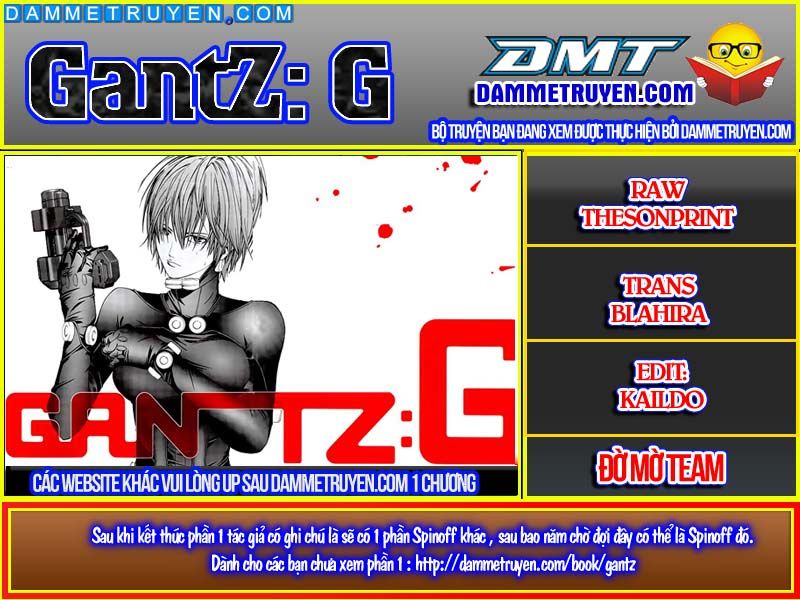 Gantz: G Chapter 2 - Trang 0