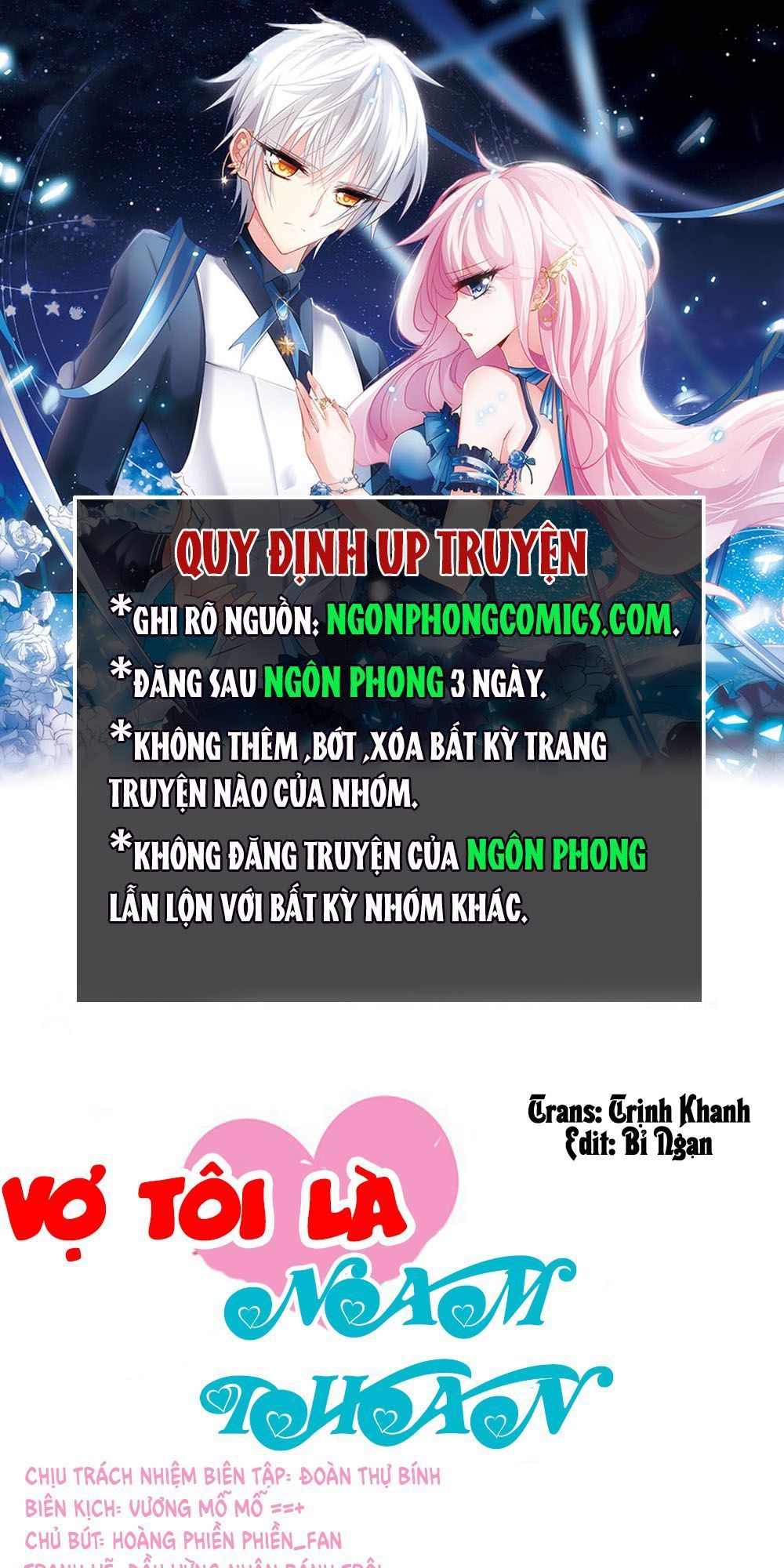Bà Xã Tôi Là Nam Thần Chapter 5 - Trang 0