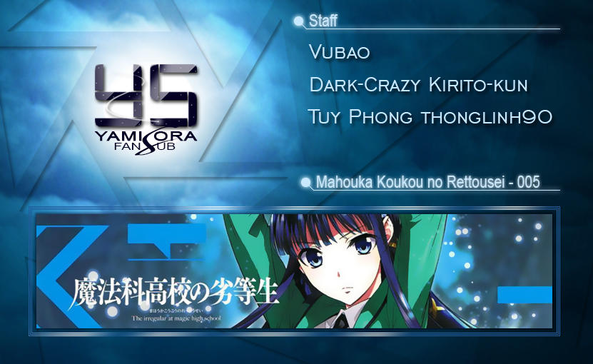 Mahouka Koukou No Rettousei - Nyuugaku Hen Chapter 5 - Trang 0