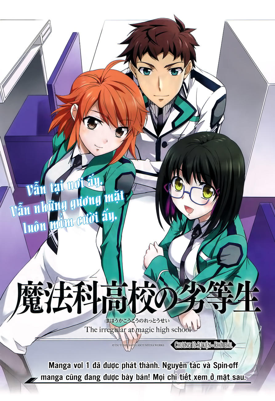 Mahouka Koukou No Rettousei - Nyuugaku Hen Chapter 10 - Trang 0