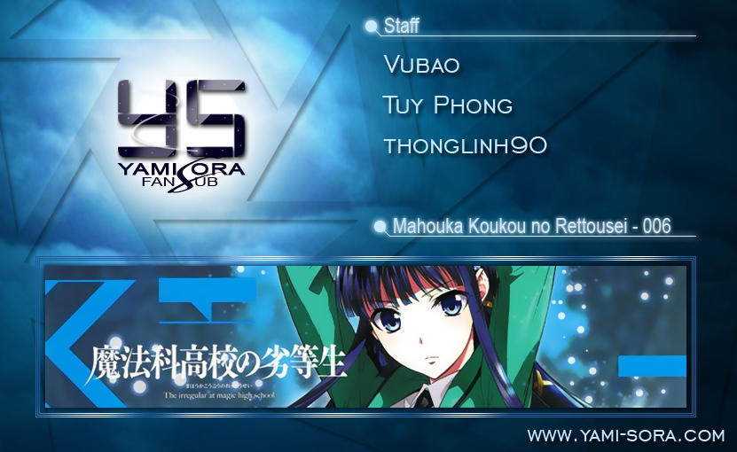 Mahouka Koukou No Rettousei - Nyuugaku Hen Chapter 6 - Trang 0