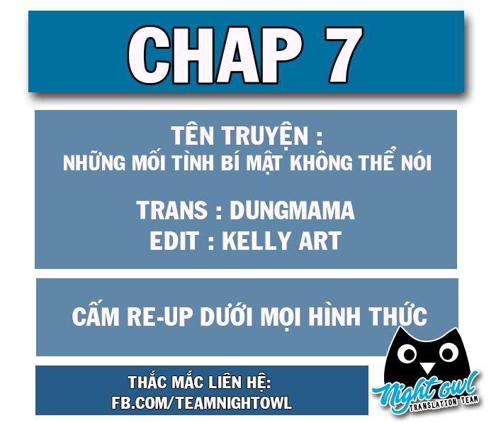Những Mối Tình Bí Mật Không Thể Nói Chapter 7 - Trang 0