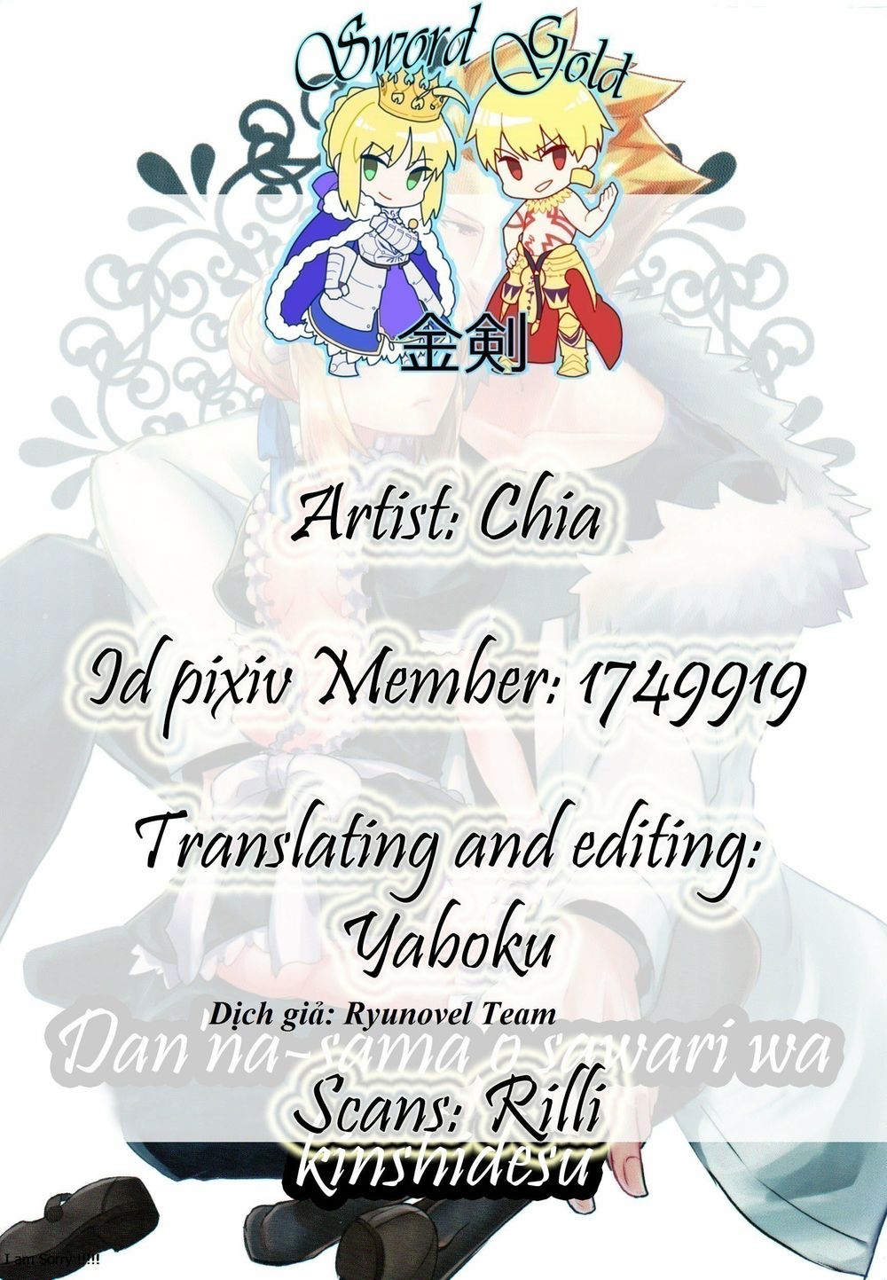 Danna-Sama O Sawari Wa Kinshideu Chapter 1.1 - Trang 0