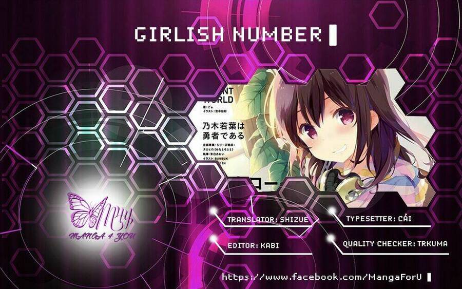 Girlish Number Chapter 1 - Trang 0