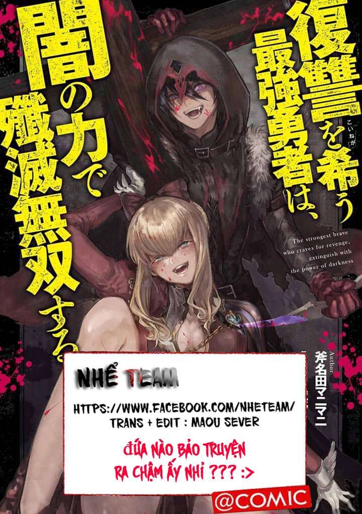 Fukushuu O Koinegau Saikyou Yuusha Wa, Yami No Chikara De Senmetsu Musou Suru Chapter 3.2 - Trang 1