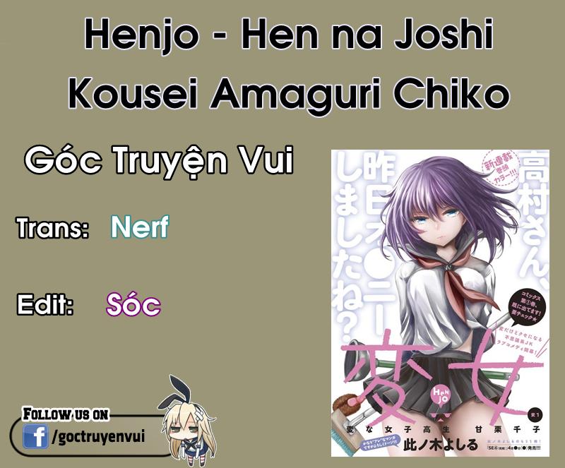 Henjo - Hen Na Joshi Kousei Amaguri Chiko Chapter 4 - Trang 1