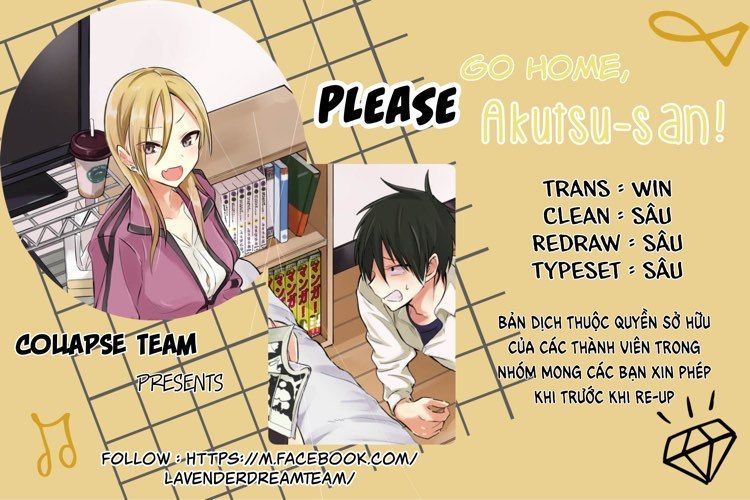 Please Go Home, Akutsu-San! Chapter 1 - Trang 0