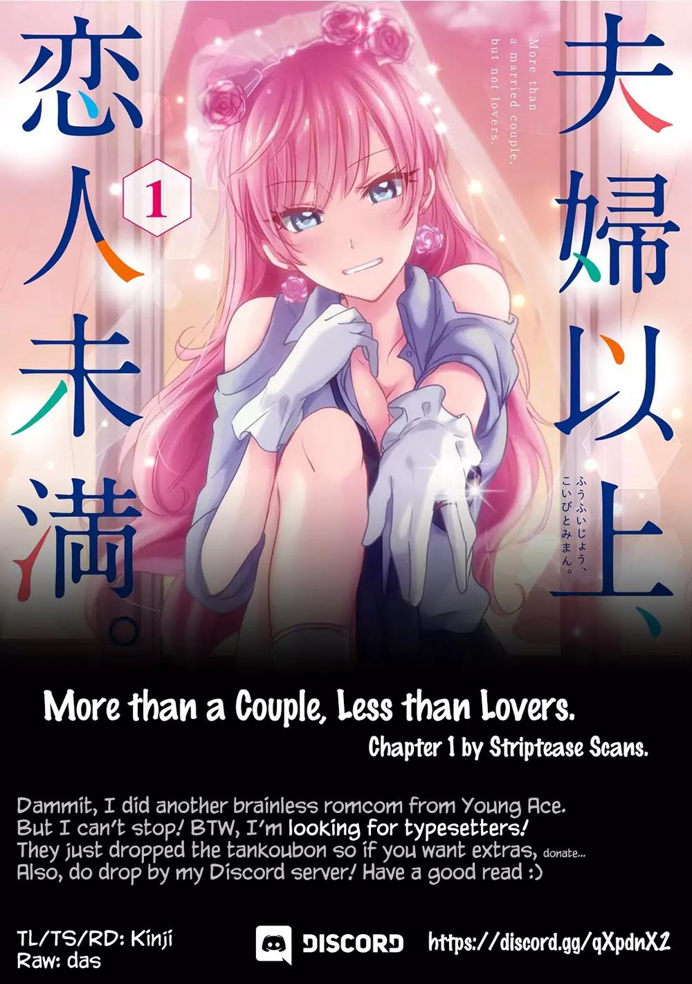 Fuufu Ijou, Koibito Miman Chapter 1 - Trang 0