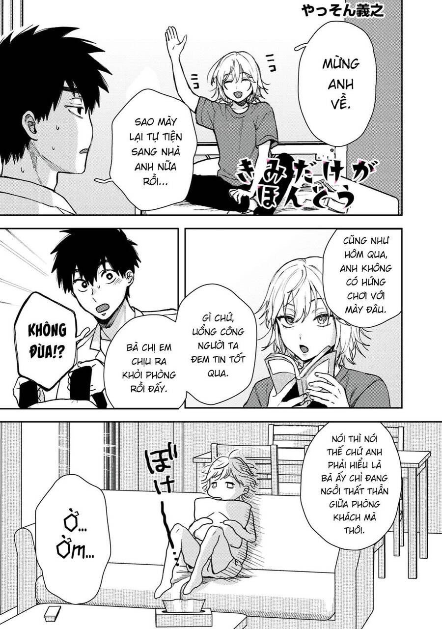 Kimi Dake Ga Hontou Chapter 3.2 - Trang 1