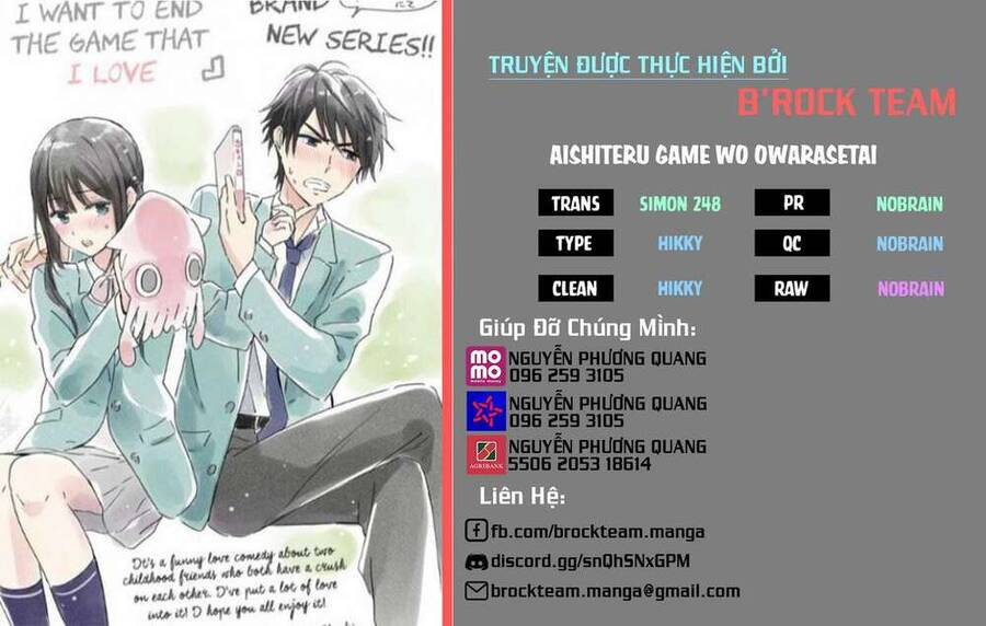 Aishiteru Game Wo Owarasetai Chapter 4 - Trang 0