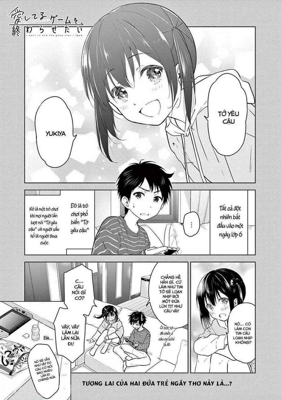 Aishiteru Game Wo Owarasetai Chapter 1 - Trang 0