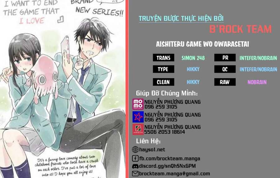 Aishiteru Game Wo Owarasetai Chapter 5 - Trang 0