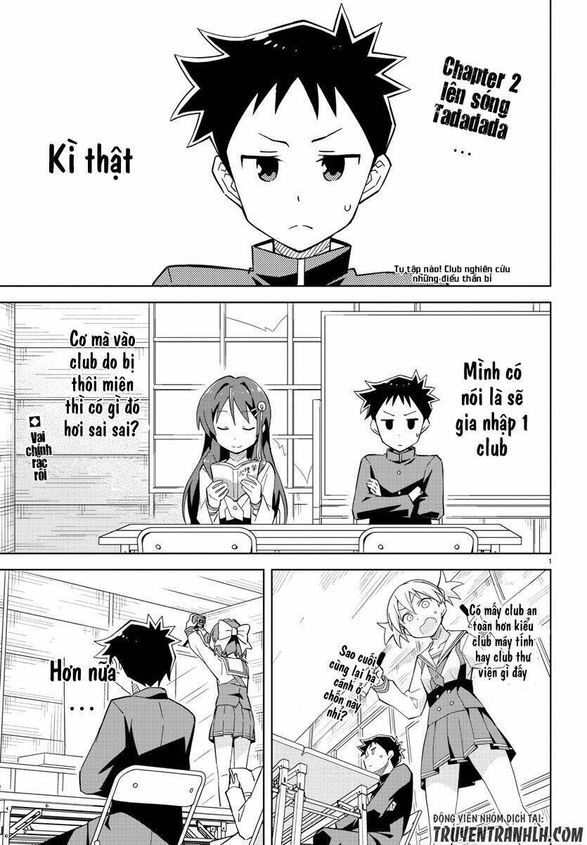 Atsumare! Fushigi Kenkyuubu Chapter 2 - Trang 0