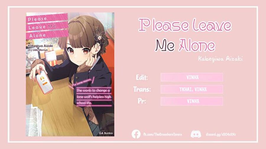 Please Leave Me Alone Chapter 3 - Trang 0