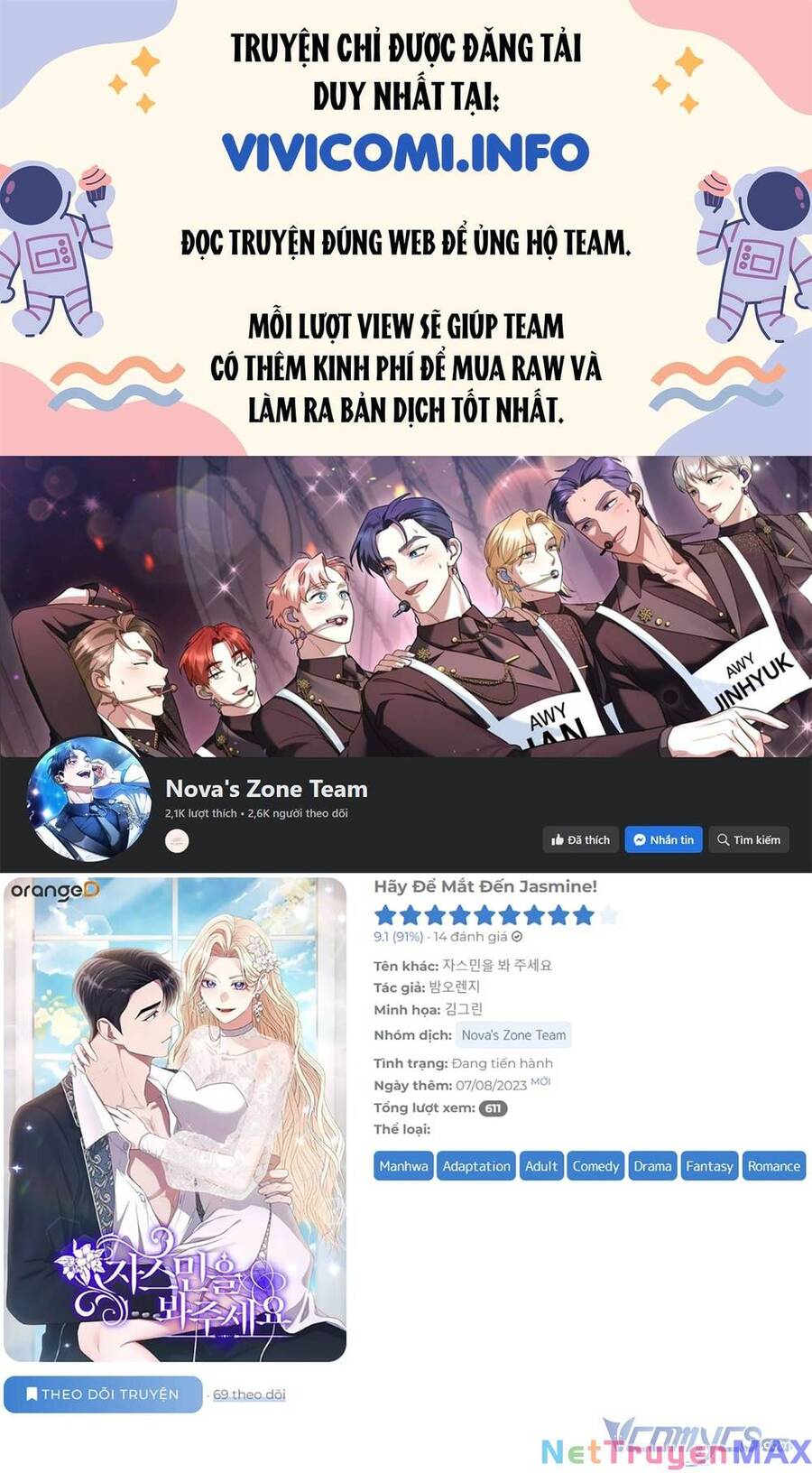 Xin Hãy Để Ý Tới Jasmine Chapter 4 - Trang 1