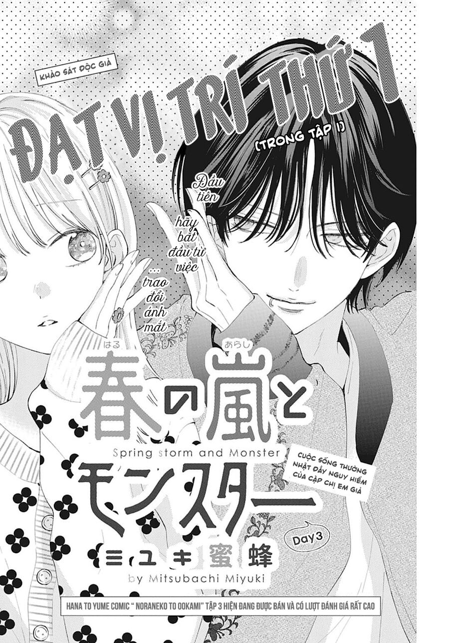 Bão Xuân Và Quái Vật Chapter 3 - Trang 1