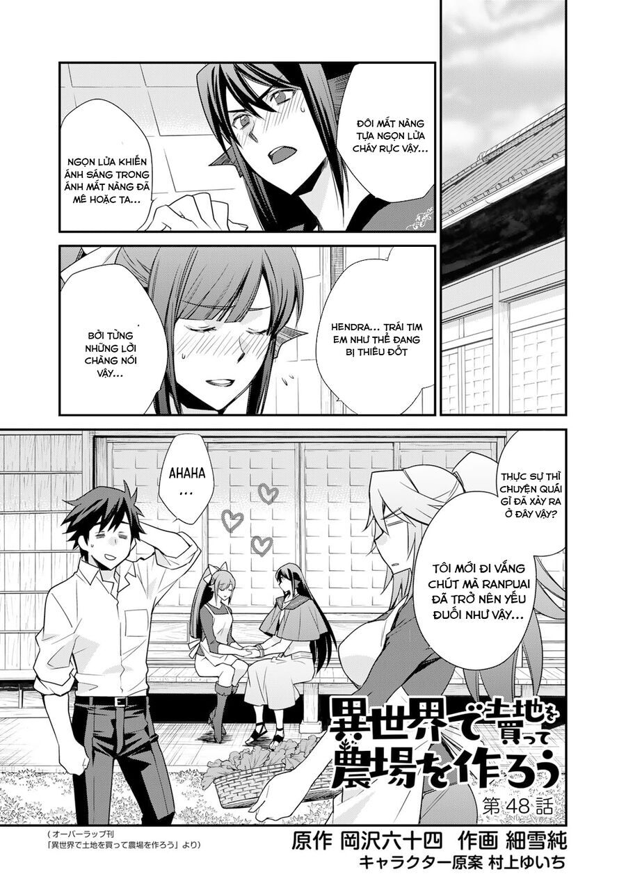 Isekai De Tochi O Katte Noujou O Tsukurou Chapter 48 - Trang 1