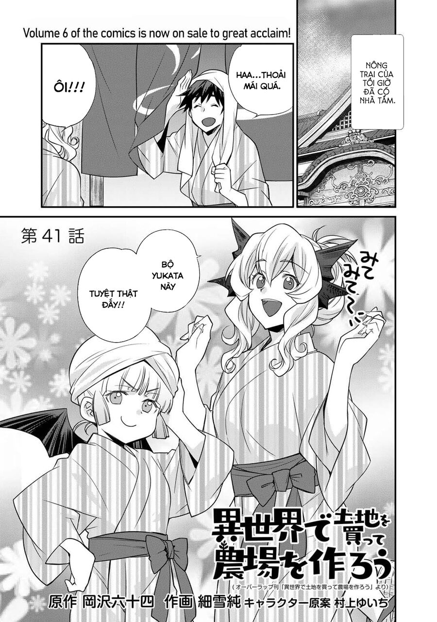 Isekai De Tochi O Katte Noujou O Tsukurou Chapter 41 - Trang 1