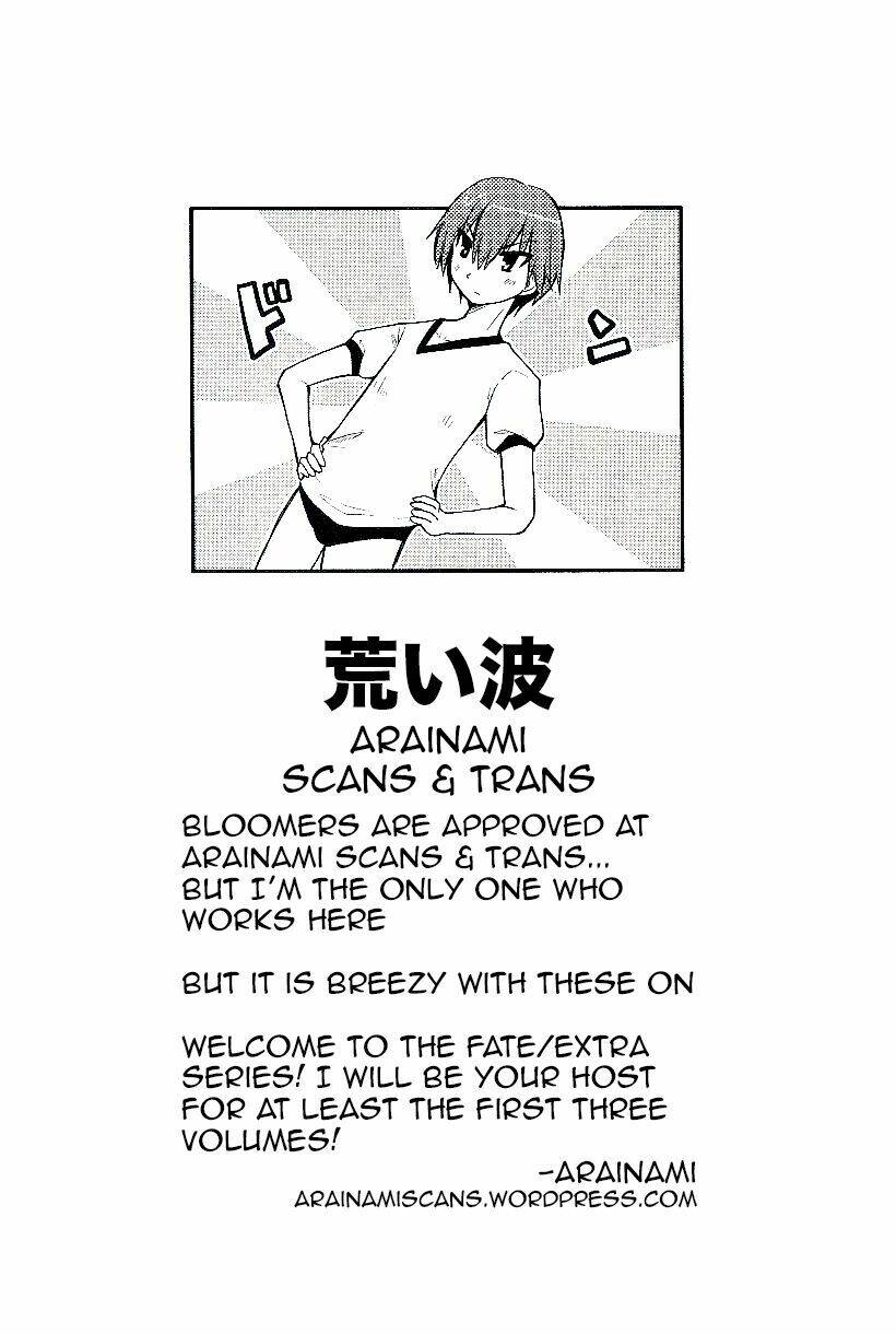 Fate/Extra Chapter 1 - Trang 0