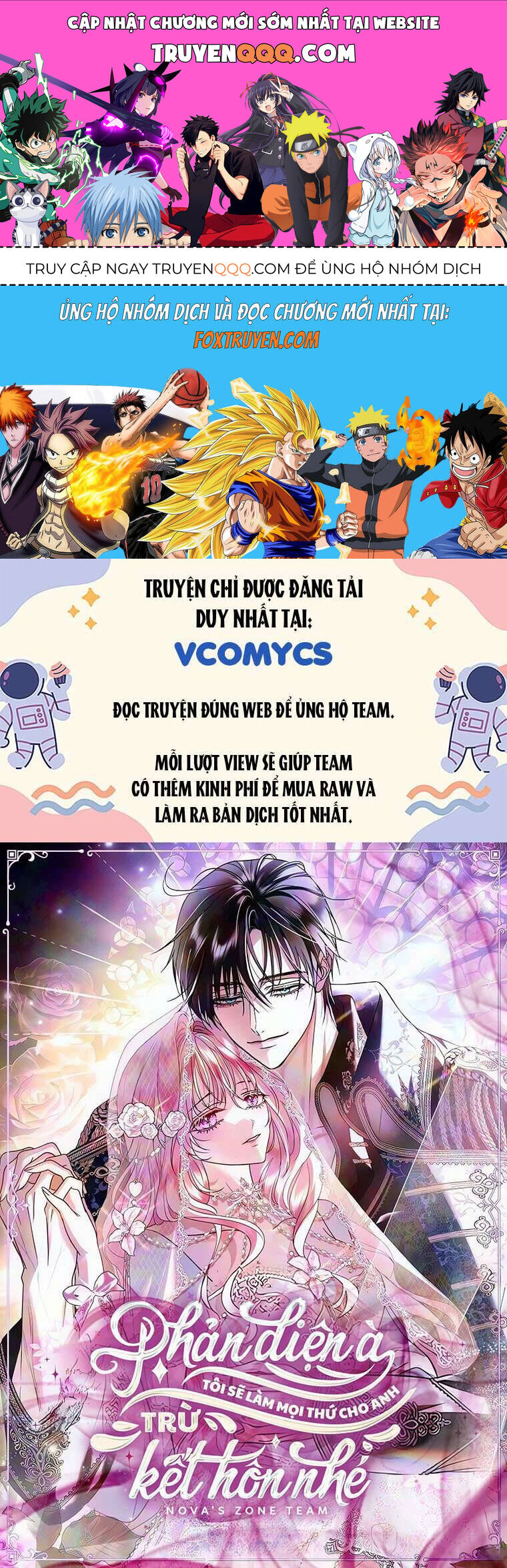 Phản Diện À, Tôi Sẽ Làm Mọi Thứ Cho Anh Trừ Kết Hôn Nhé! Chapter 34 - Trang 0