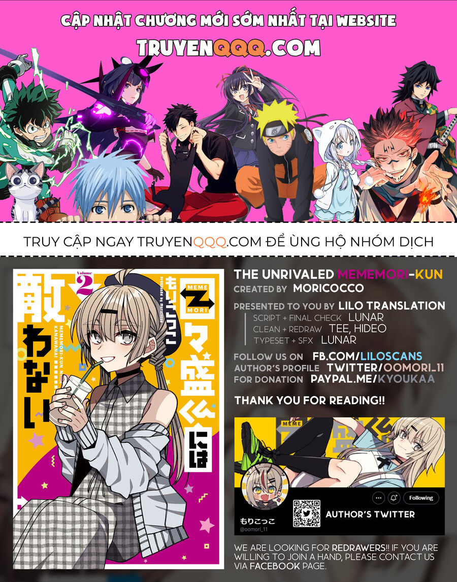 Mememori-Kun Vô Đối Chapter 9 - Trang 0