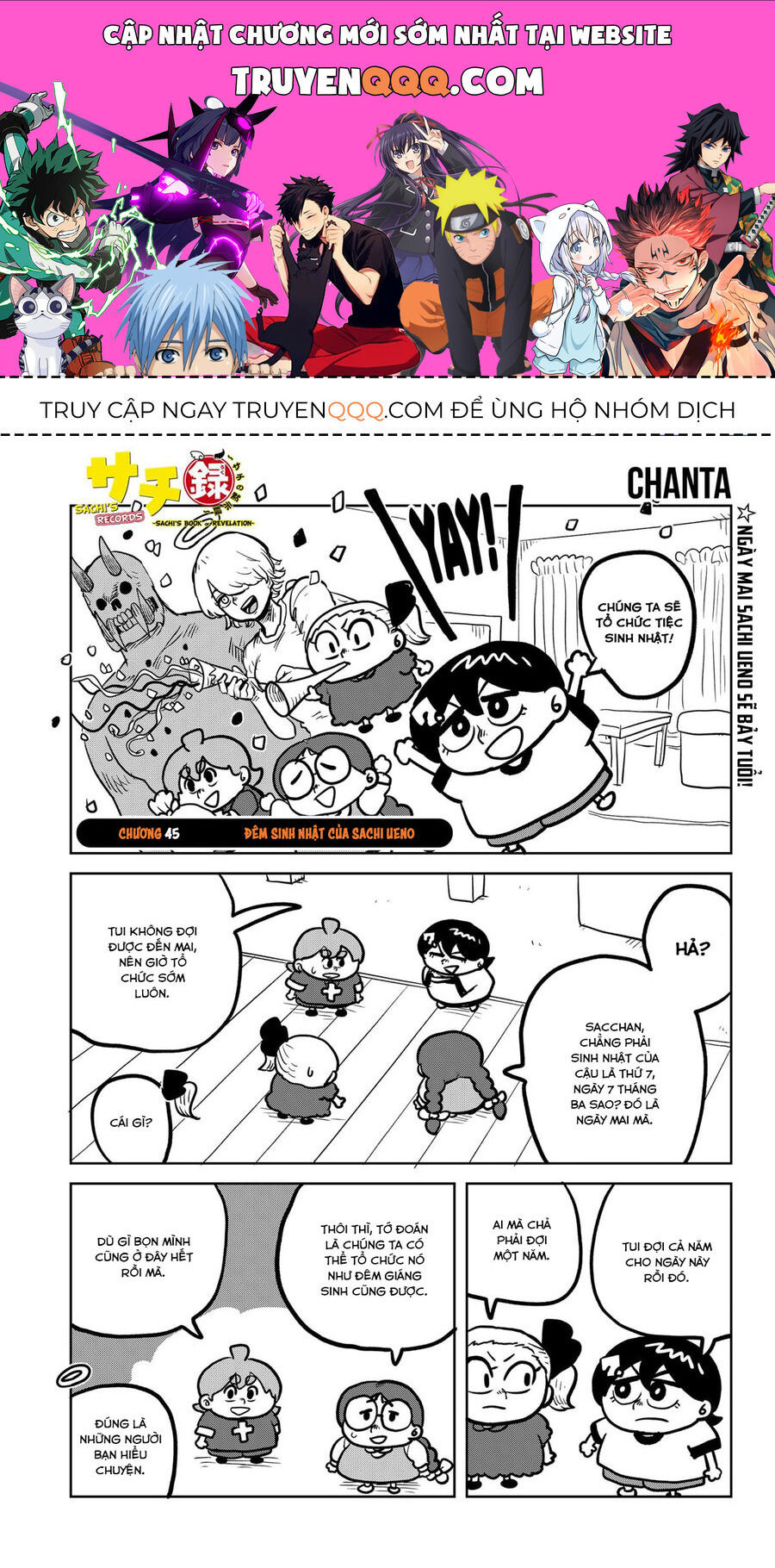 Sachiroku - Cuốn Sách Khải Huyền Của Sachi Chapter 45 - Trang 0