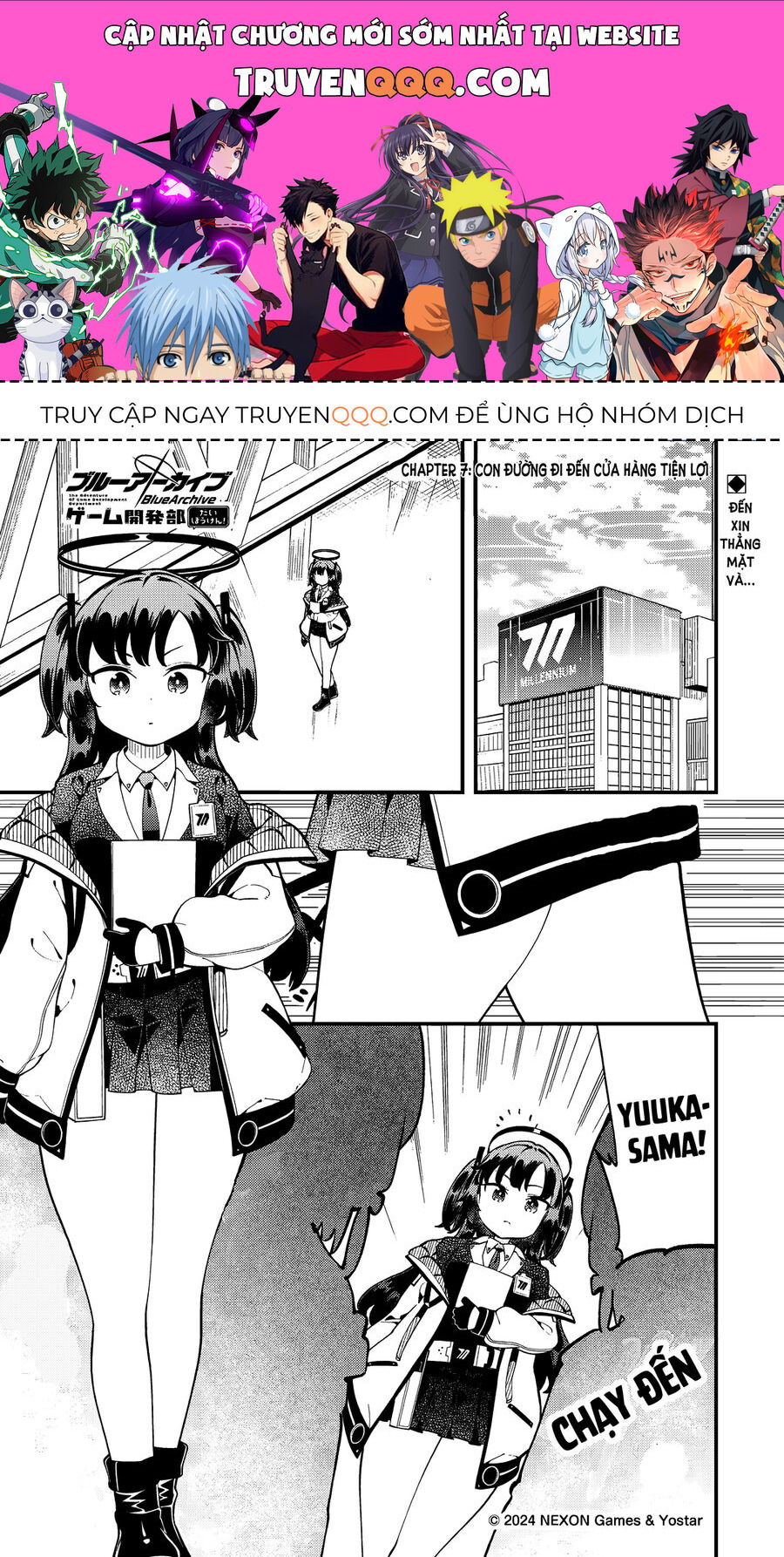 Blue Archive: Cuộc Phiêu Lưu Của Câu Lạc Bộ Phát Triển Game Chapter 7 - Trang 0