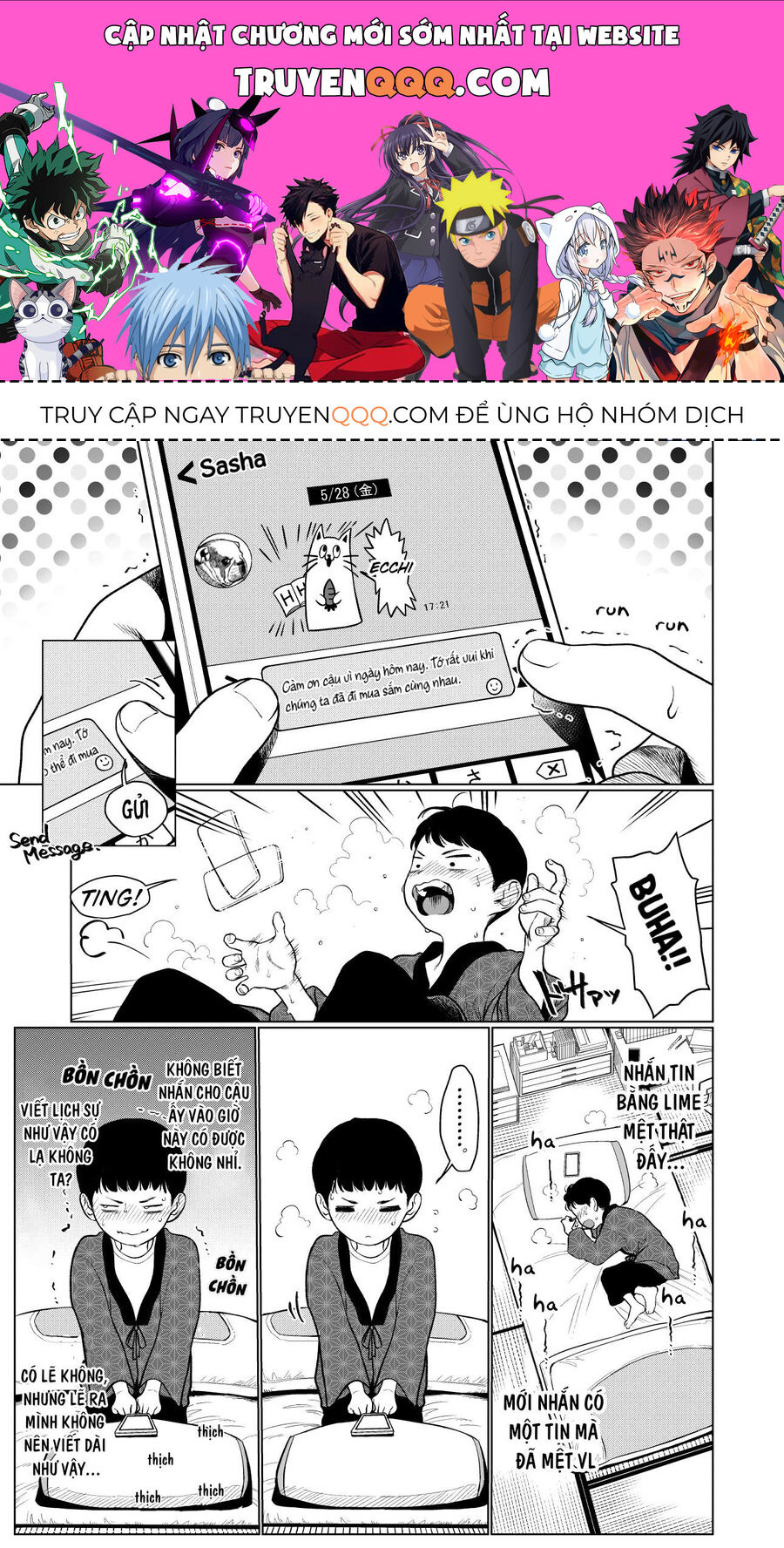 Bé Sơ Trung Sasha Và Thằng Bạn Otaku Cùng Lớp Chapter 21 - Trang 0