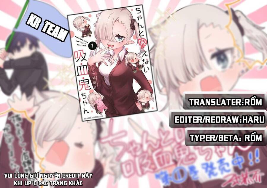 Vampire-Chan Can't Suck Properly Chapter 2 - Trang 0