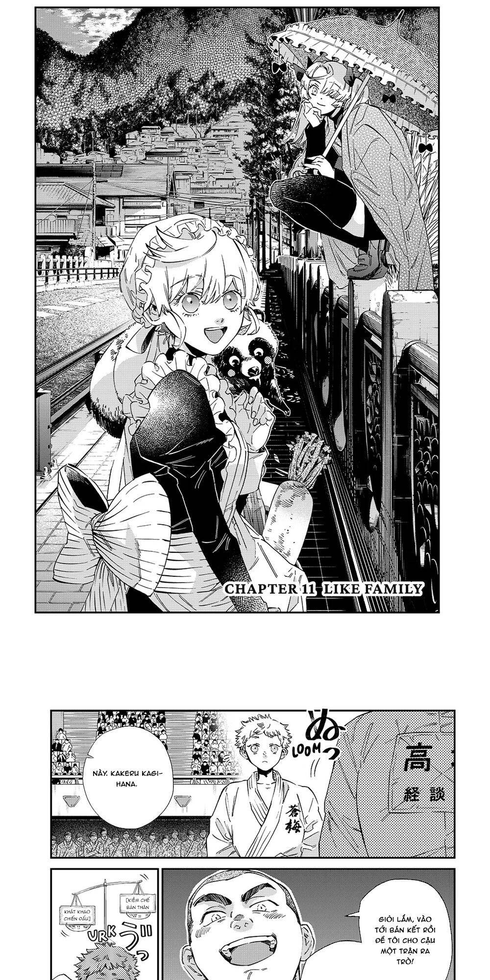 Gia Đình Quái Vật Kagari Chapter 11 - Trang 0