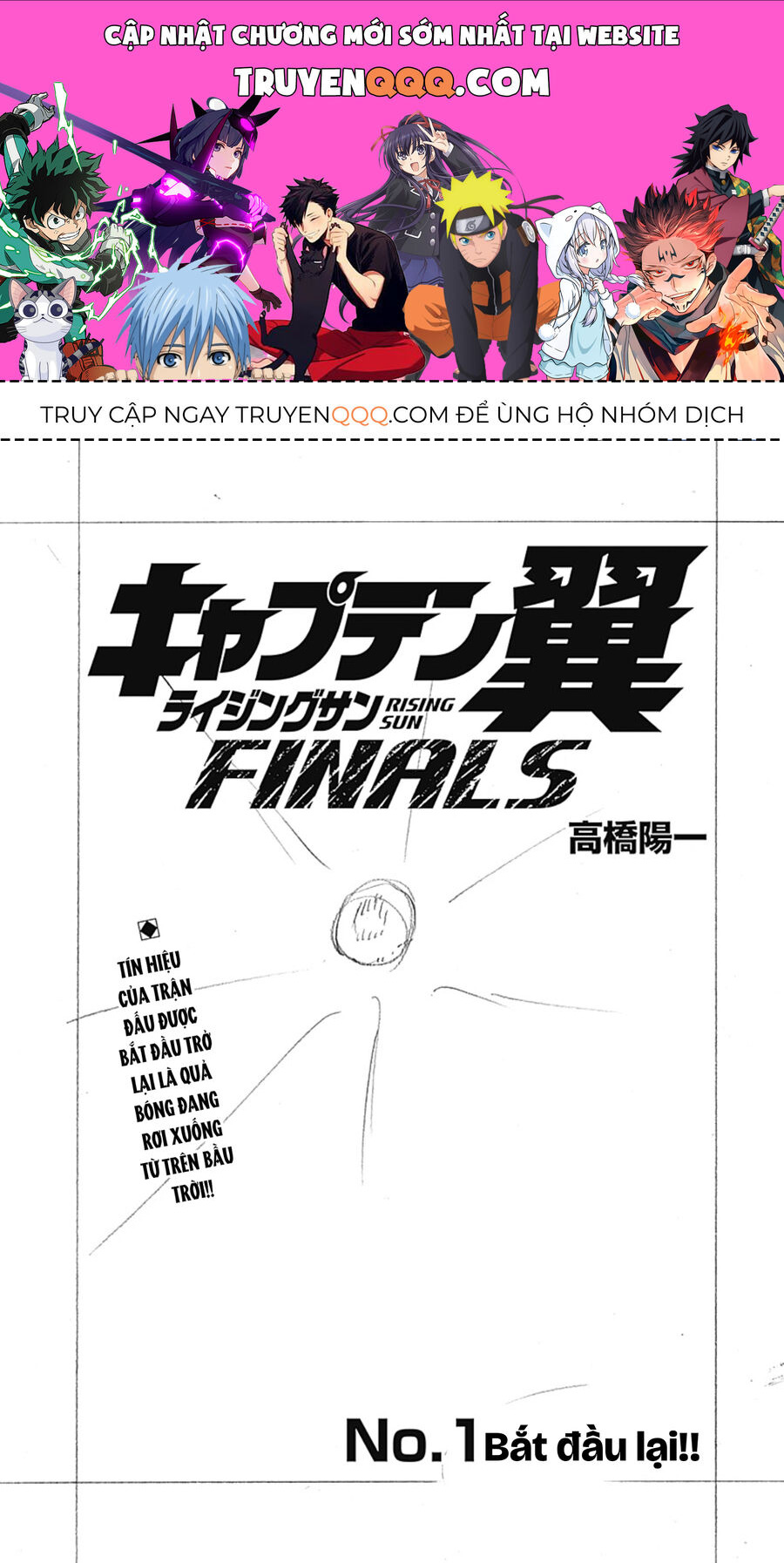 Đội Trưởng Tsubasa - Mặt Trời Mọc - Chung Kết Chapter 1 - Trang 0
